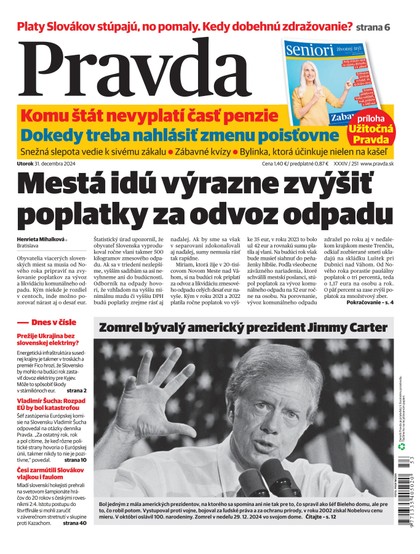 E-magazín Denník Pravda 31. 12. 2024 - OUR MEDIA SR a. s.