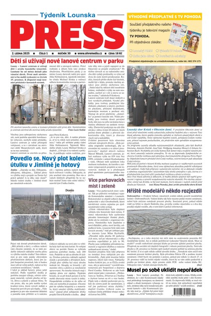 E-magazín Lounský Press 01/25 - Ohře Media