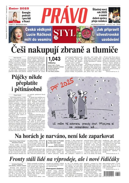 E-magazín Deník Právo - 31.12.2024 - Borgis, a.s.