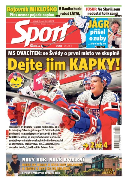 E-magazín Sport - 31.12.2024 - CZECH NEWS CENTER a. s.