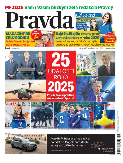 E-magazín Denník Pravda 2. 1. 2025 - OUR MEDIA SR a. s.