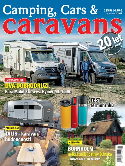 E-magazín Camping, Cars & Caravans 1/2025 - NAKLADATELSTVÍ MISE, s.r.o.