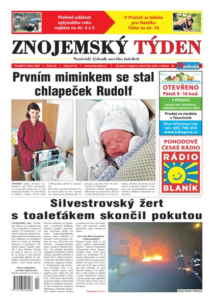 E-magazín Znojemský týden 02/2025 - Znojemský týden