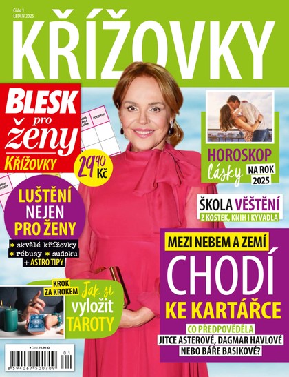 E-magazín BLESK PRO ŽENY KŘÍŽOVKY - 01/2025 - CZECH NEWS CENTER a. s.