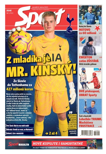 E-magazín Sport - 06.01.2025 - CZECH NEWS CENTER a. s.