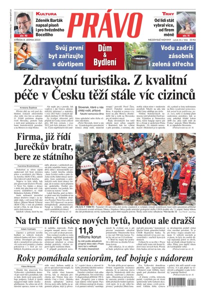 E-magazín Deník Právo - 8.1.2025 - Borgis, a.s.