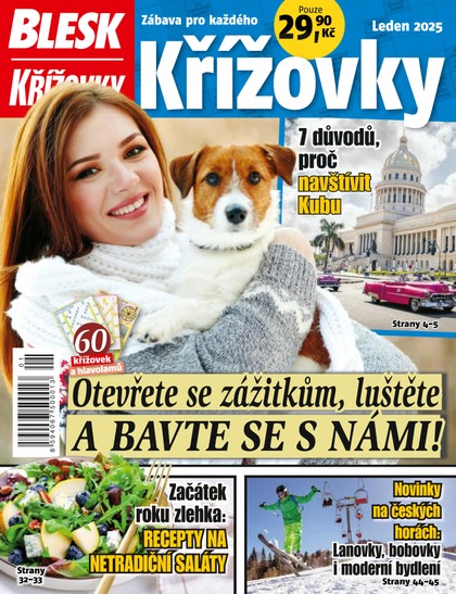 E-magazín BLESK KŘÍŽOVKY - 01/2025 - CZECH NEWS CENTER a. s.