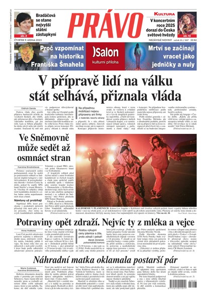 E-magazín Deník Právo - 9.1.2025 - Borgis, a.s.