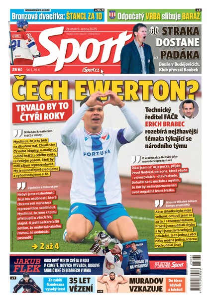 E-magazín Sport - 09.01.2025 - CZECH NEWS CENTER a. s.