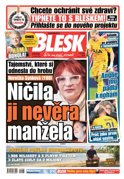 E-magazín Blesk - 10.01.2025 - CZECH NEWS CENTER a. s.