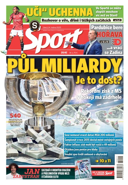 E-magazín Sport - 14.01.2025 - CZECH NEWS CENTER a. s.