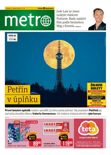 E-magazín METRO - 15.01.2025 - MAFRA, a.s.