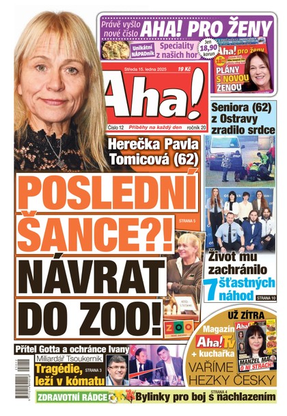 E-magazín AHA! - 15.01.2025 - CZECH NEWS CENTER a. s.