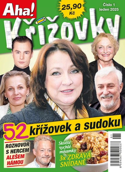 E-magazín AHA! KŘÍŽOVKY - 1/2025 - CZECH NEWS CENTER a. s.