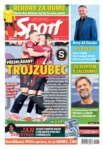 E-magazín Sport - 15.01.2025 - CZECH NEWS CENTER a. s.