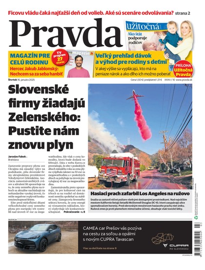 E-magazín Denník Pravda 16. 1. 2025 - OUR MEDIA SR a. s.