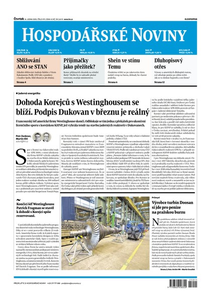 E-magazín HN 011 - 16.1.2025 - Economia, a.s.