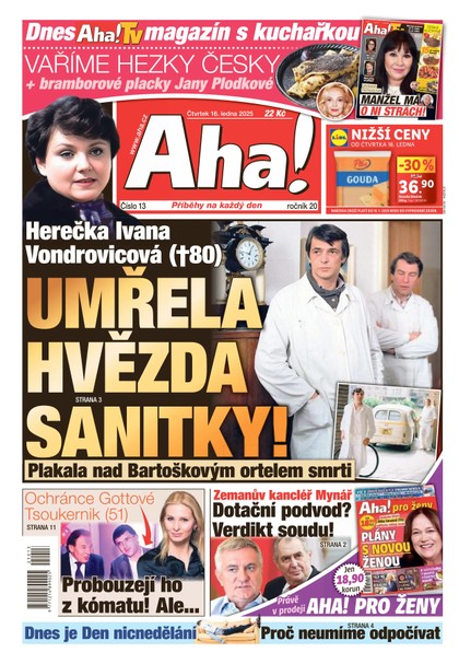 E-magazín AHA! - 16.01.2025 - CZECH NEWS CENTER a. s.