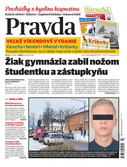 E-magazín Denník Pravda 17. 1. 2025 - OUR MEDIA SR a. s.