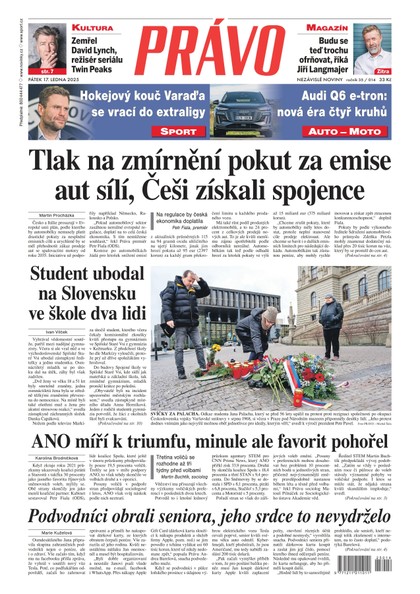 E-magazín Deník Právo - 17.1.2025 - Borgis, a.s.