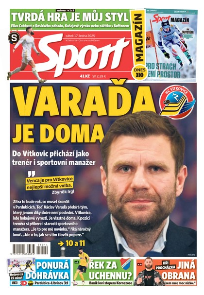 E-magazín Sport - 17.01.2025 - CZECH NEWS CENTER a. s.