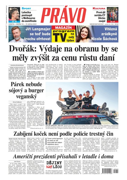 E-magazín Deník Právo - 18.1.2025 - Borgis, a.s.