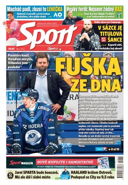 E-magazín Sport - 18.01.2025 - CZECH NEWS CENTER a. s.