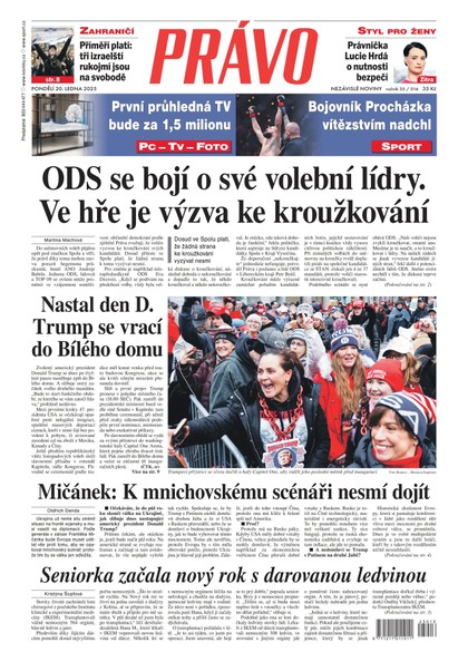 E-magazín Deník Právo - 20.1.2025 - Borgis, a.s.