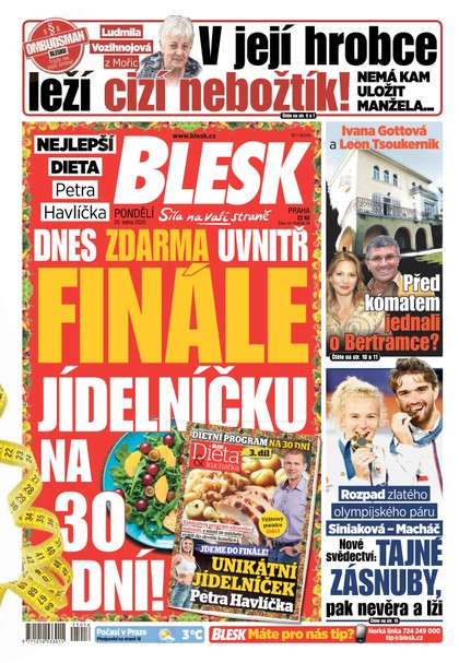 E-magazín Blesk - 20.01.2025 - CZECH NEWS CENTER a. s.