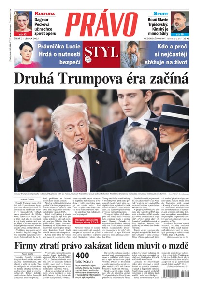 E-magazín Deník Právo - 21.1.2025 - Borgis, a.s.