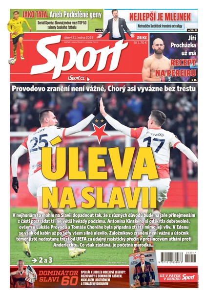 E-magazín Sport - 21.01.2025 - CZECH NEWS CENTER a. s.