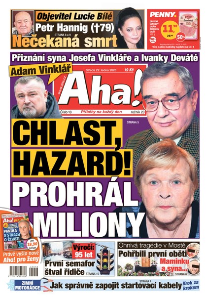 E-magazín AHA! - 22.01.2025 - CZECH NEWS CENTER a. s.