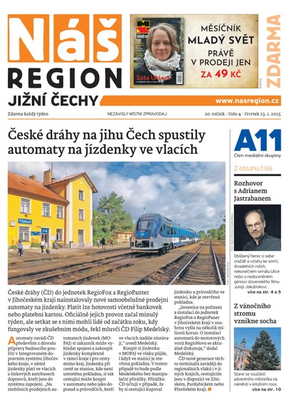 E-magazín Náš Region - Jižní Čechy 4/2025 - A 11 s.r.o.