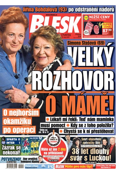 E-magazín Blesk - 23.01.2025 - CZECH NEWS CENTER a. s.