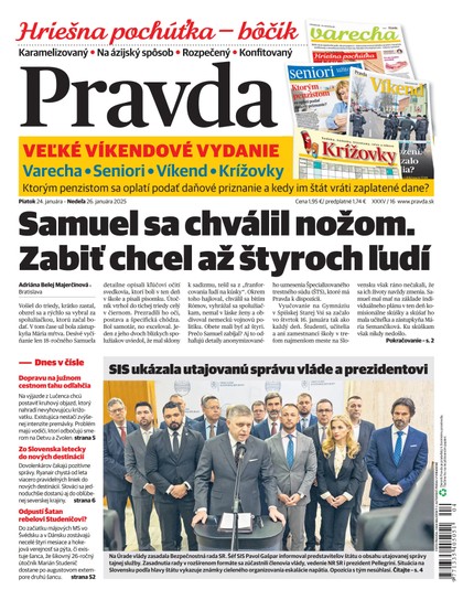 E-magazín Denník Pravda 24. 1. 2025 - OUR MEDIA SR a. s.