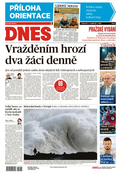 E-magazín MF DNES - 25.01.2025 - MAFRA, a.s.