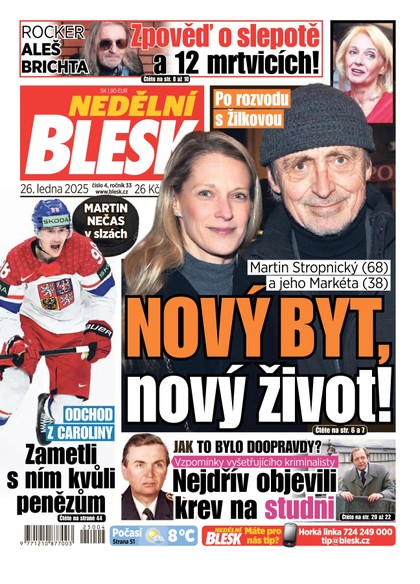 E-magazín NEDĚLNÍ BLESK - 26.01.2025 - CZECH NEWS CENTER a. s.