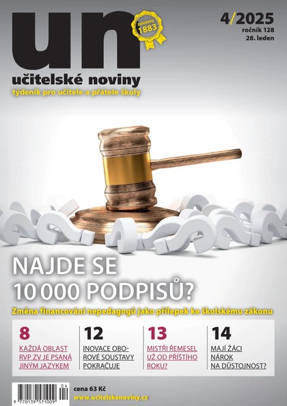 E-magazín Učitelské noviny 4/2025 - GNOSIS s.r.o.