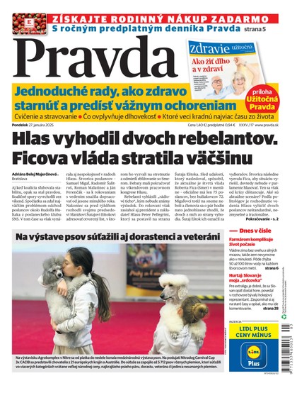 E-magazín Denník Pravda 27. 1. 2025 - OUR MEDIA SR a. s.