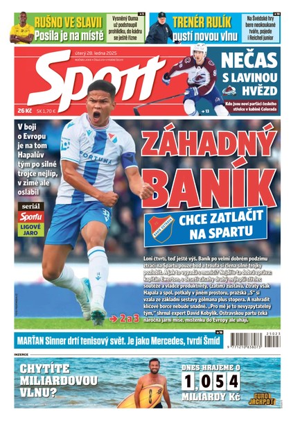 E-magazín Sport - 28.01.2025 - CZECH NEWS CENTER a. s.