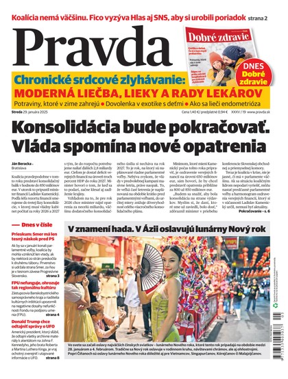 E-magazín Denník Pravda 29. 1. 2025 - OUR MEDIA SR a. s.