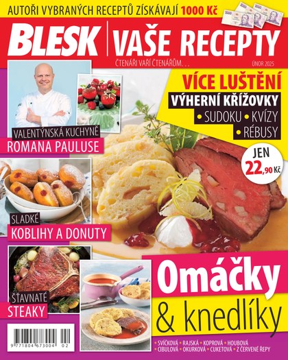 E-magazín BLESK VAŠE RECEPTY - 2/2025 - CZECH NEWS CENTER a. s.