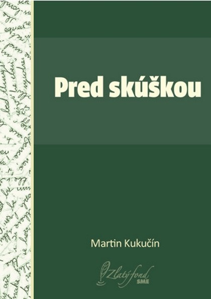 E-kniha Pred skúškou - Martin Kukučín