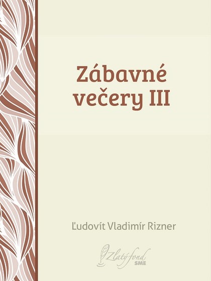 E-kniha Zábavné večery III - Ľudovít V. Rizner