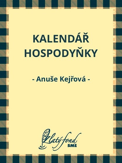 E-kniha Kalendář hospodyňky - Anuše Kejřová