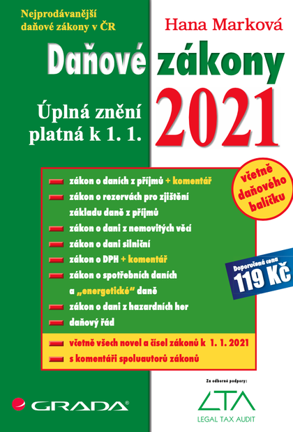 E-kniha Daňové zákony 2021 - Hana Marková