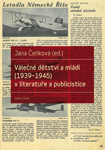 E-kniha Válečné dětství a mládí (1939–1945) v literatuře a publicistice - PhDr. Jana Čeňková