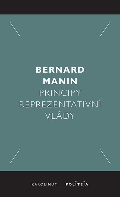 E-kniha Principy reprezentativní vlády - Bernard Manin