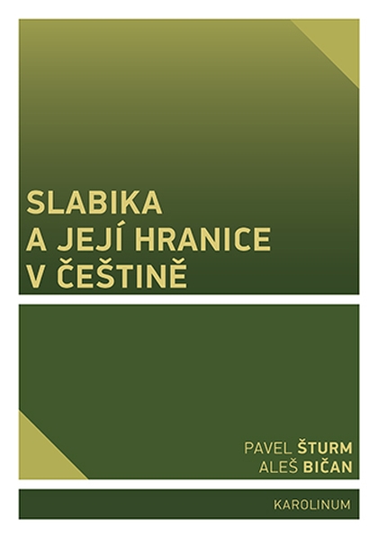 E-kniha Slabika a její hranice v češtině - Aleš Bičan, Pavel Šturm