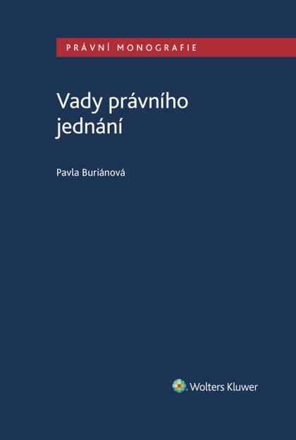 E-kniha Vady právního jednání - Pavla Buriánová